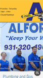 Mobile Screenshot of alfordplumbing.com